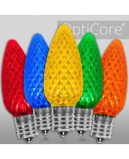 CL72642 E17-C9 Base MULTI-COLOR  LED Bulb PACK OF 25